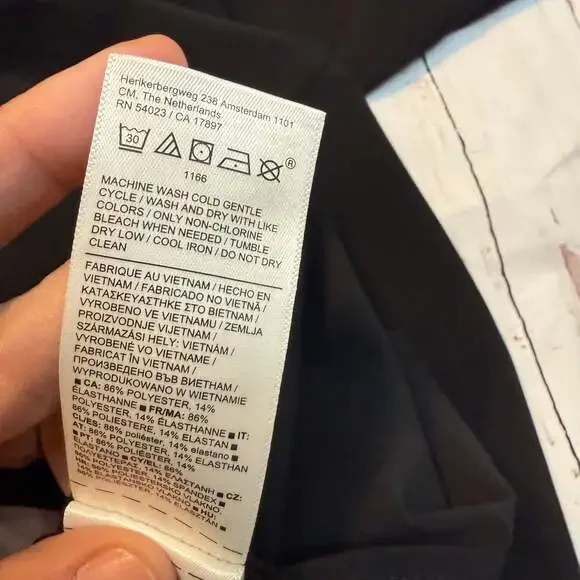 Athleta Presidio Dress Black High Low Racerback Maxi Dress - Picture 6 of 7